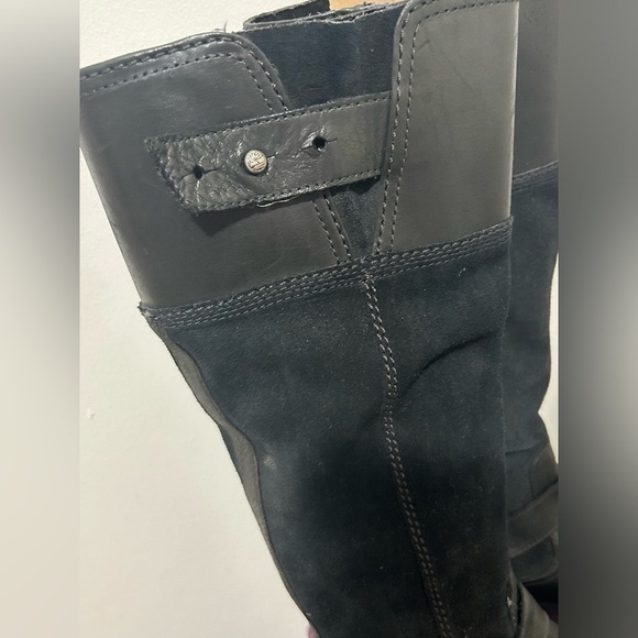 Womens Timberland suede  and leather tall fall boots - Picture 3 of 8